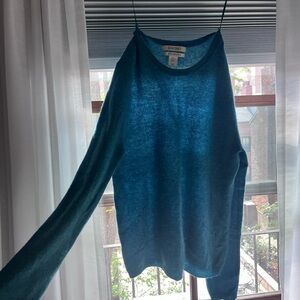 Ellen Tracy Teal Cashmere Sweater